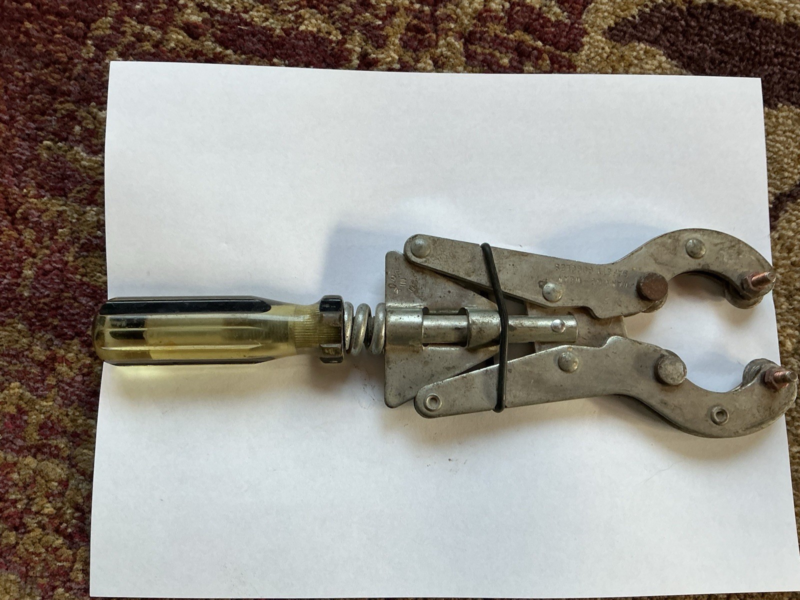 Vintage Automotive Muffler and Tail Pipe Cutter Tool, USA made