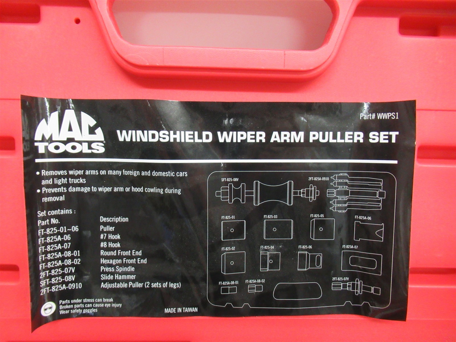 Mac Tools Windshield Wiper Arm Puller Set GP3138115