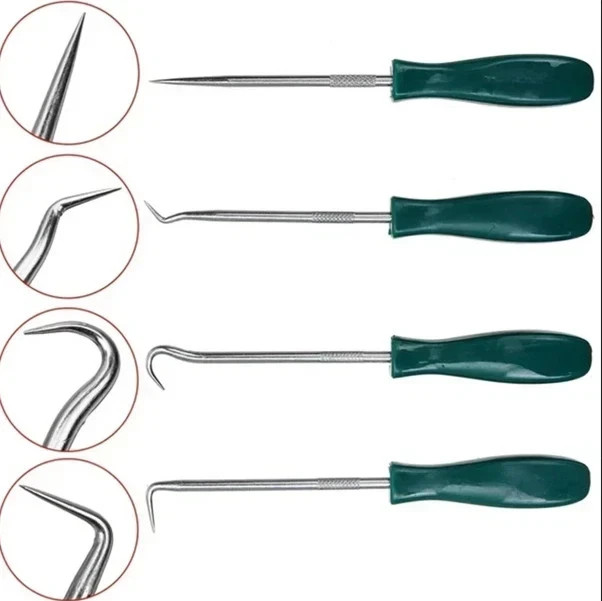 4Pcs Oil Seal Screwdriver Pick Hook Set | Car Auto Garage Workshop Hand Tools