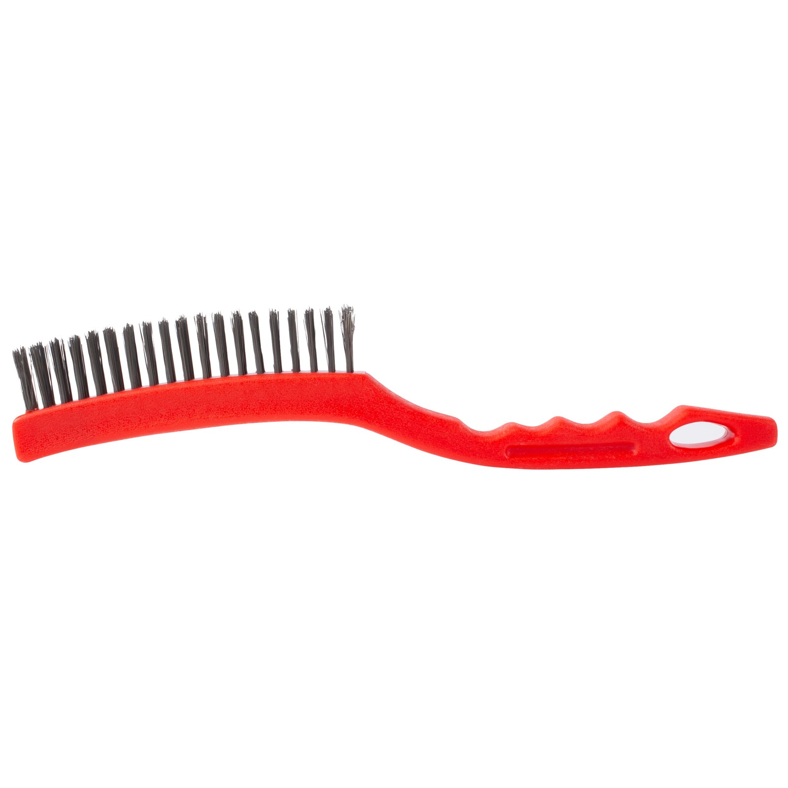 SHARK Plastic Handle Carbon Steel Scratch Brush 13999