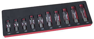 Lisle Corporation 12030 10 Piece 3/8″ Drive Metric Flare Nut Socket Set