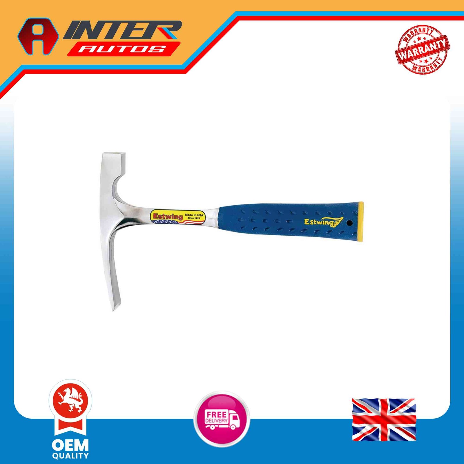 Draper Estwing E3-20BLC Brick Hammer, 20oz-560g 23537