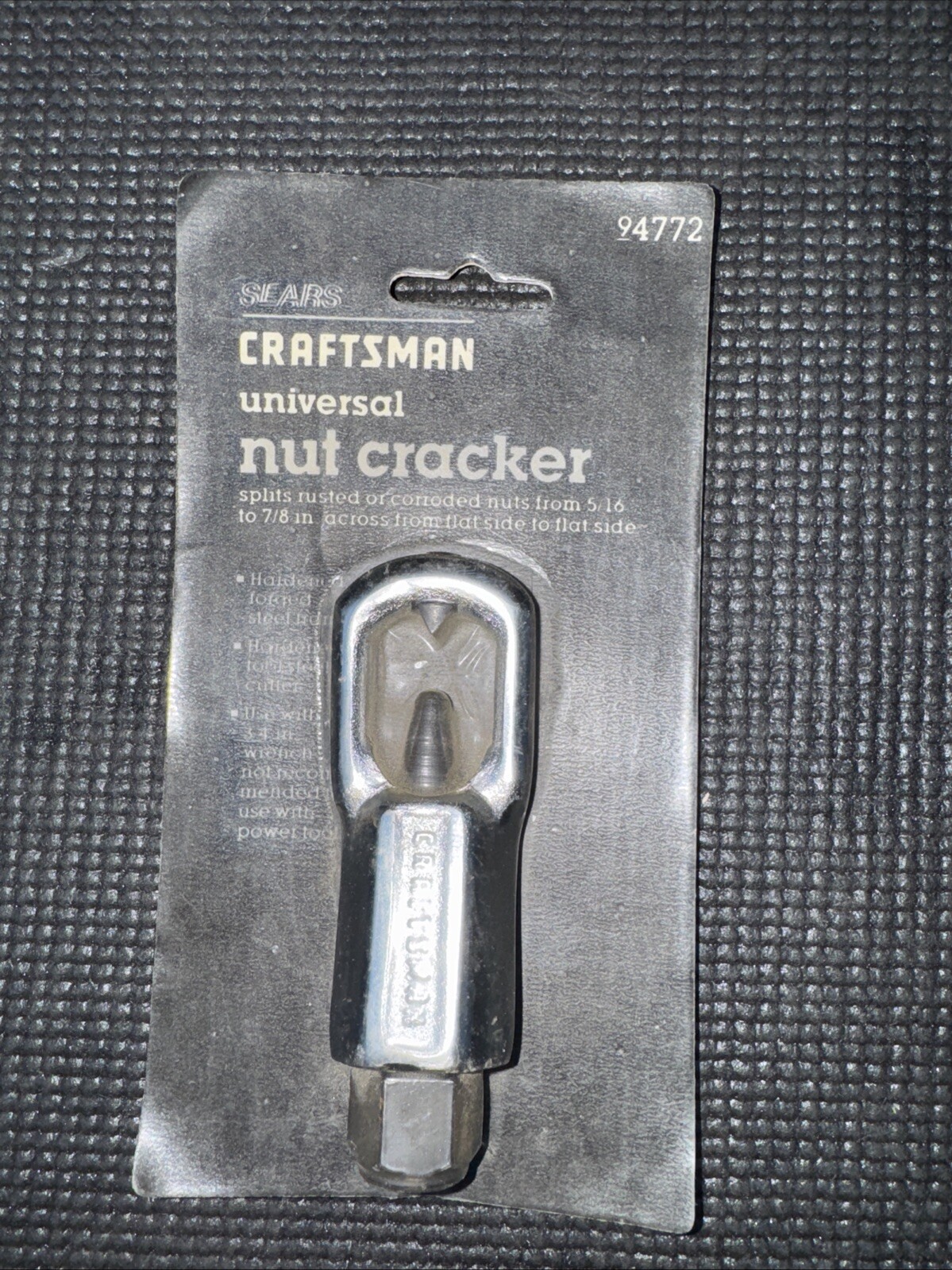 Sears Craftsman USA Nos Universal Nut Cracker 4772 Splits Rusted Nuts