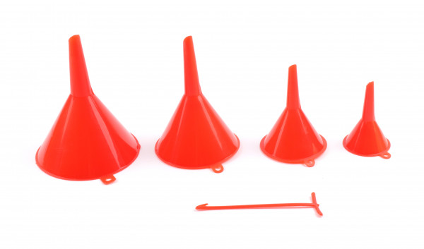 KOSHIHARA Engine Oil Funnel Set LL843 4-pc Set Funnel Size 𝜙50, 75, 95, 115mm