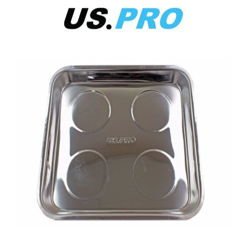 US PRO Jumbo Magnetic Stainless Steel Parts Tray 10.5 x 11.5″ 6784