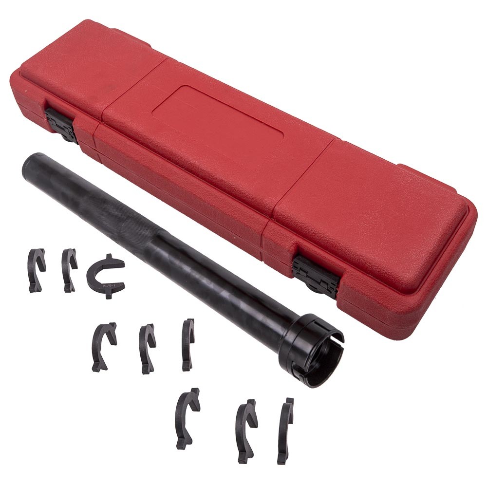 1/2” Drive Inner Tie Rod End Installer Remover Tool Set Adjuster w/ 9 Adapters