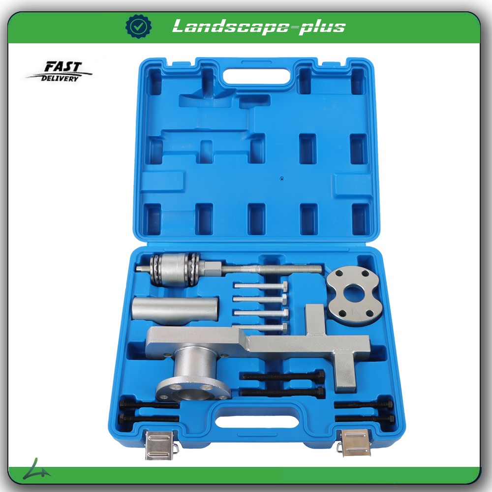 Crankshaft Pulley Removal Install Tool Set for Jaguar Land Rover 3.0 V6 5.0 V8