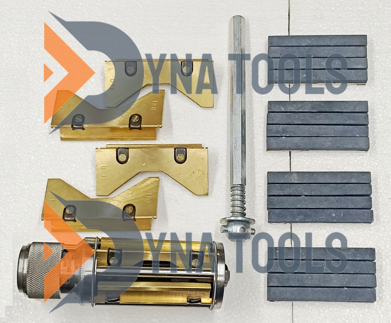 New Precise Cylinder Engine Hone 2-1/2″ TO 5-1/2″ Honing Machine + 4x Set Stones