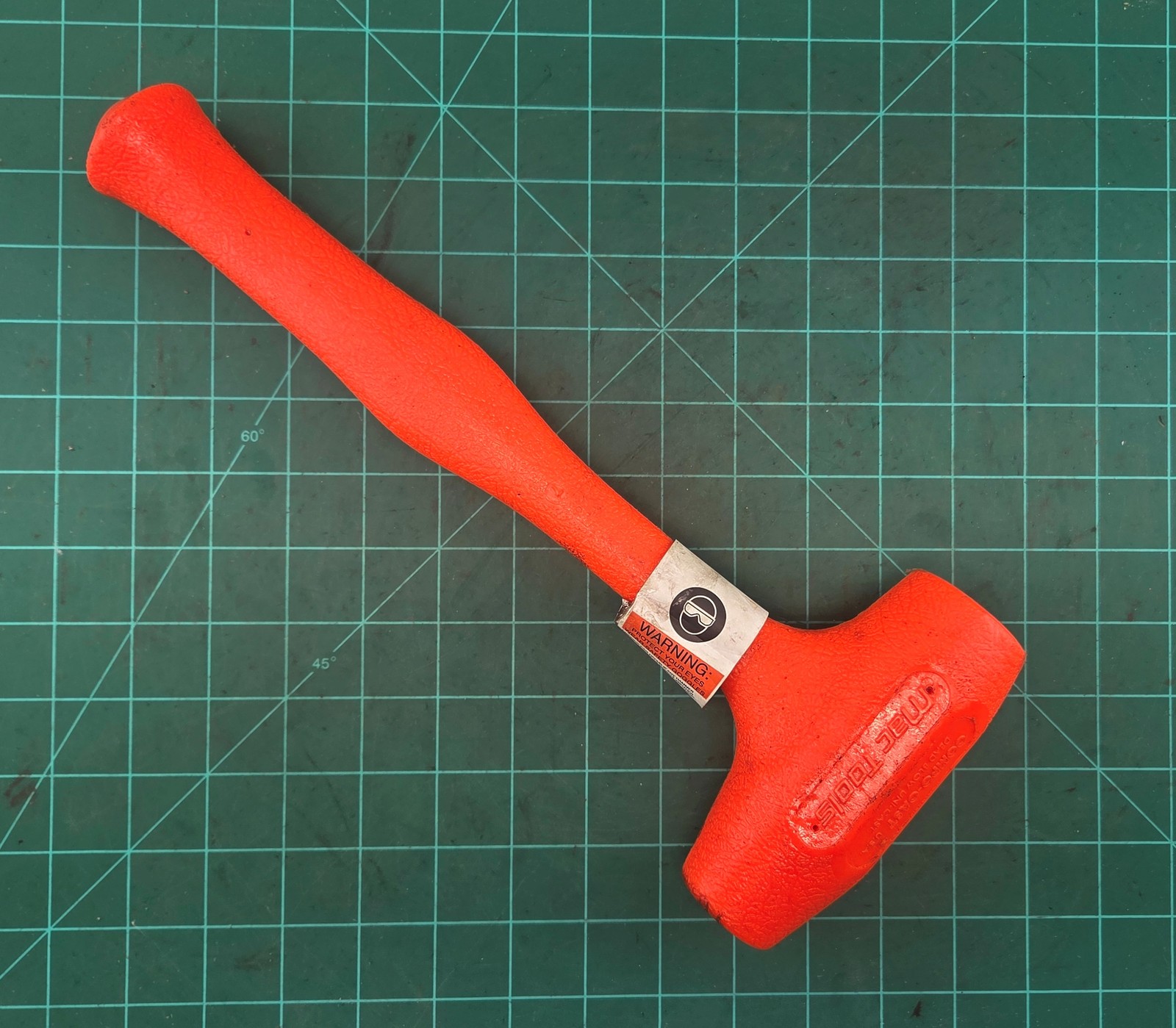 Mac Tools CH50DS 28 oz Long Handle ORANGE Dead Blow Dual End Hammer USA