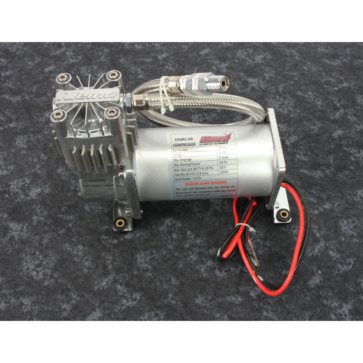 Kleinn Air Horns 100% Duty Cycle Air Compressor – 6350RC