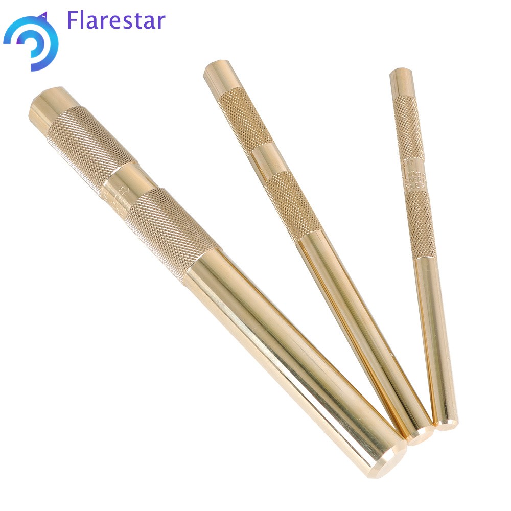 3Pcs Brass Drift Punch Set 3/4″ 1/2″ 3/8″ 61360 Hand Tool Punches Tool