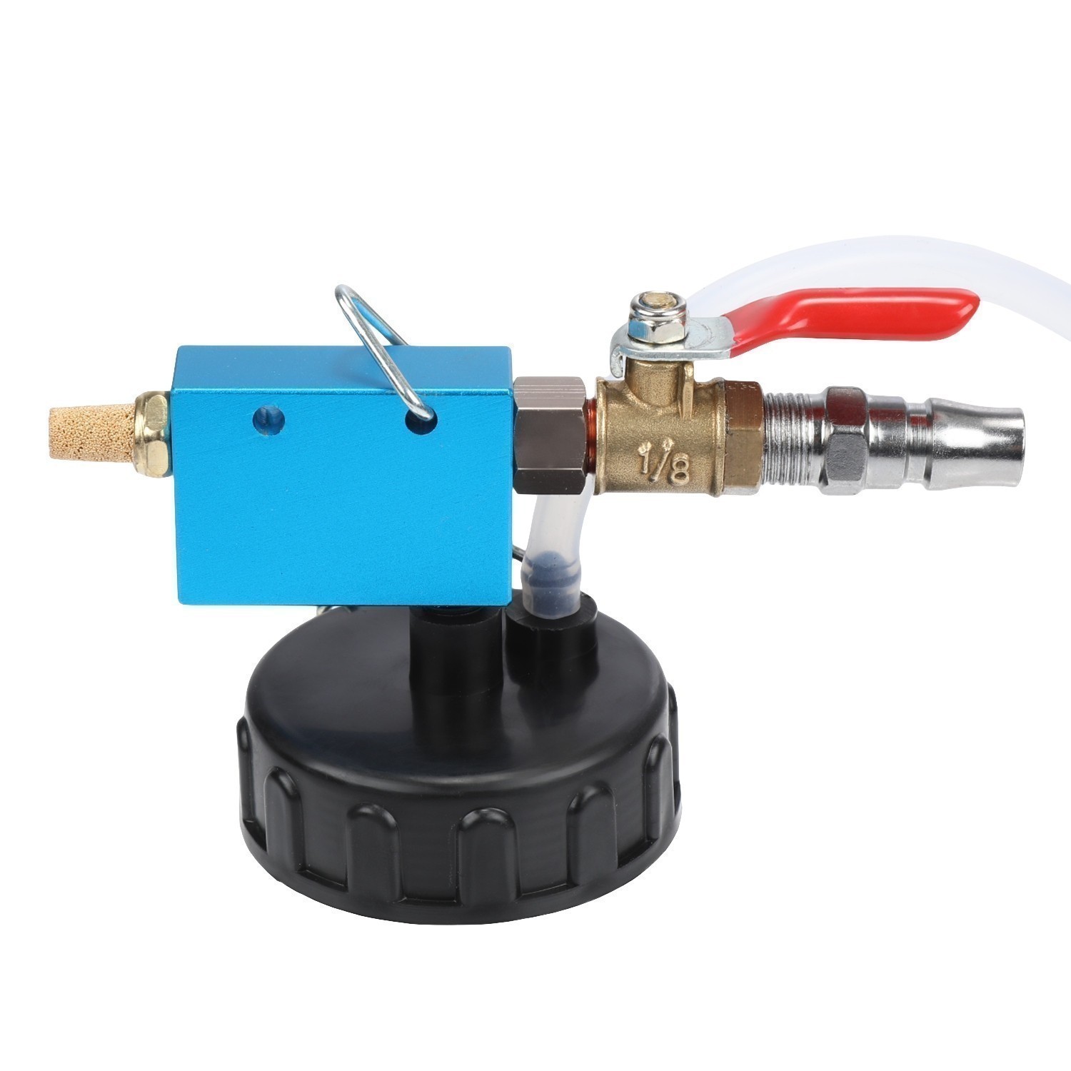 Brake Bleeder Kit 300ml Fluid Extractor Vacuum Pump for Car Clutch Oil Change