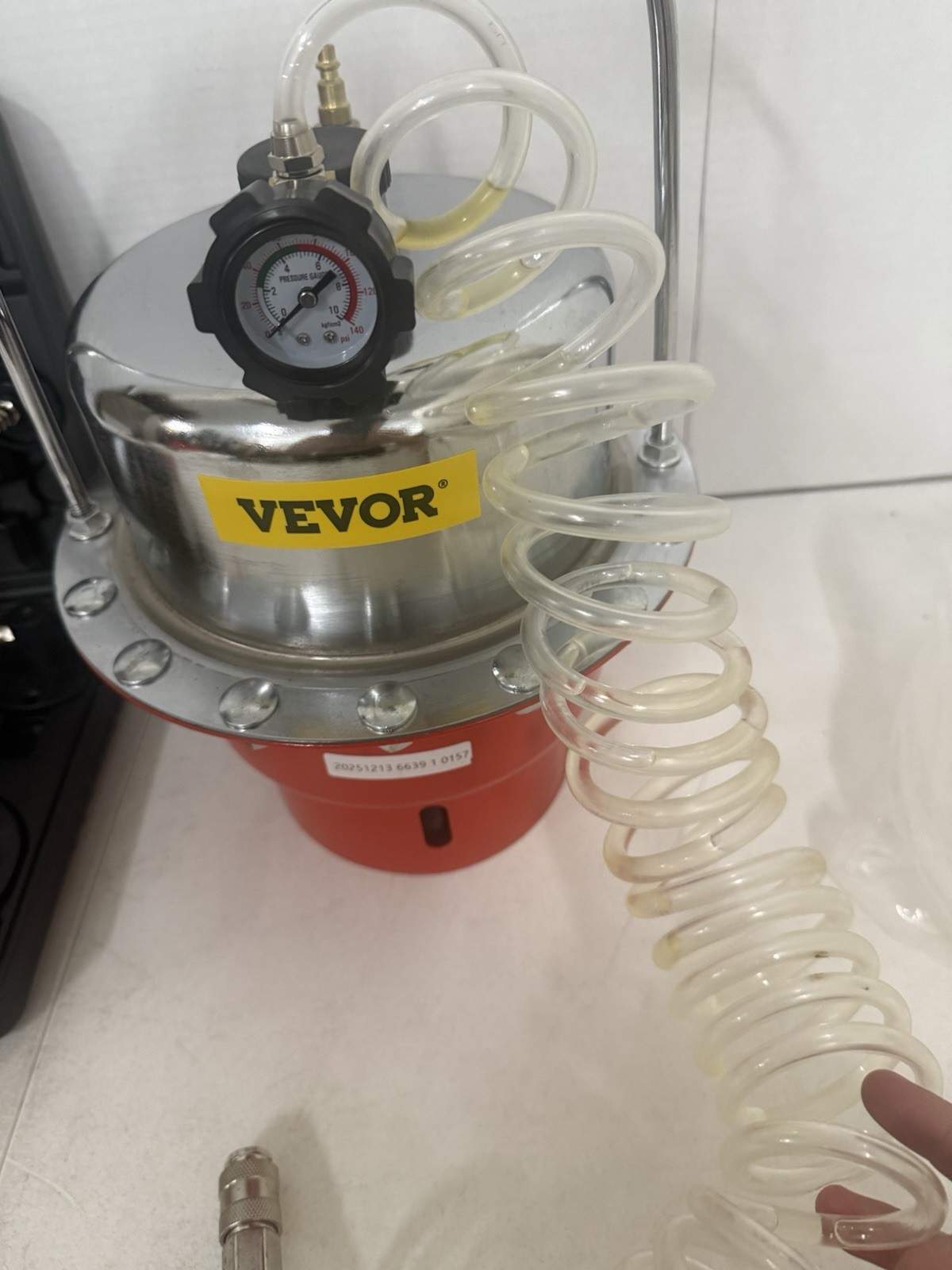 Pneumatic Air Pressure Bleeder Tool Kit Brake Bleeding Garage Workshop Mechanics
