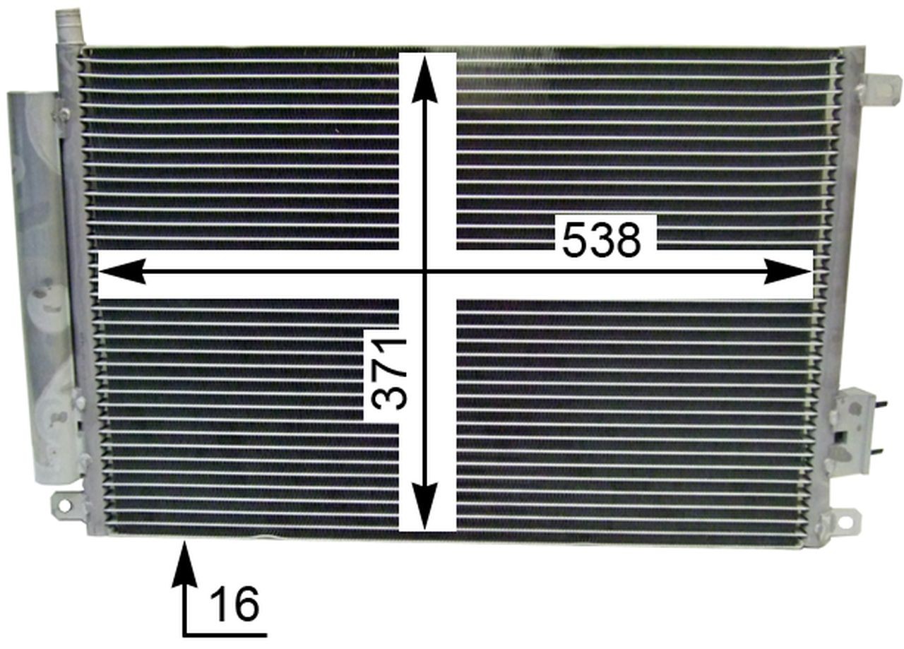 MAHLE BEHR A/C condenser [AC787000S] AU