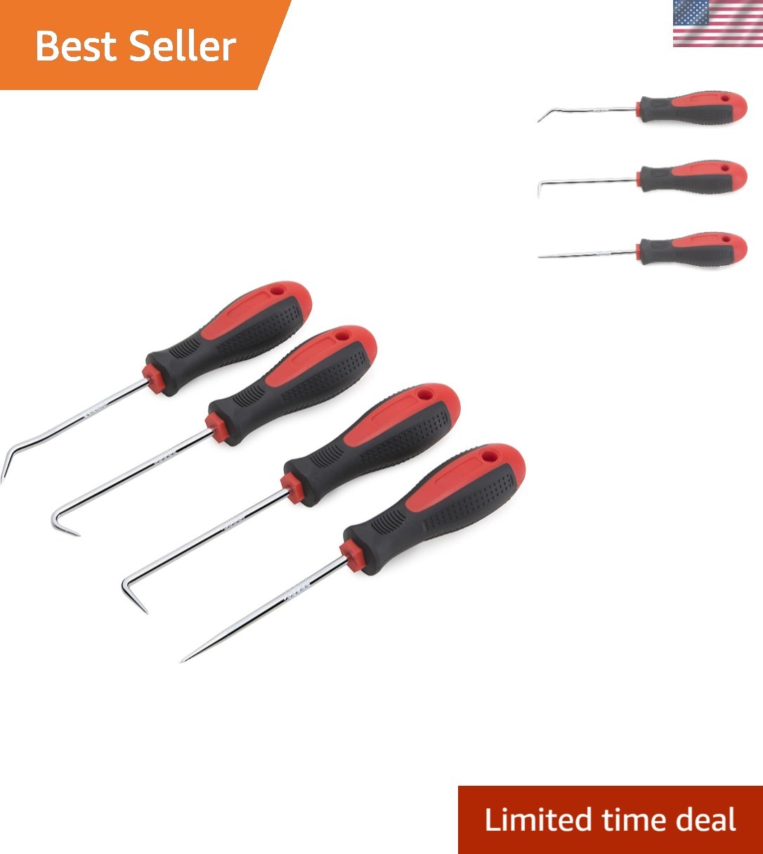 Compact Precision Hook & Pick Tool Set – Perfect for Tight Automotive Spaces