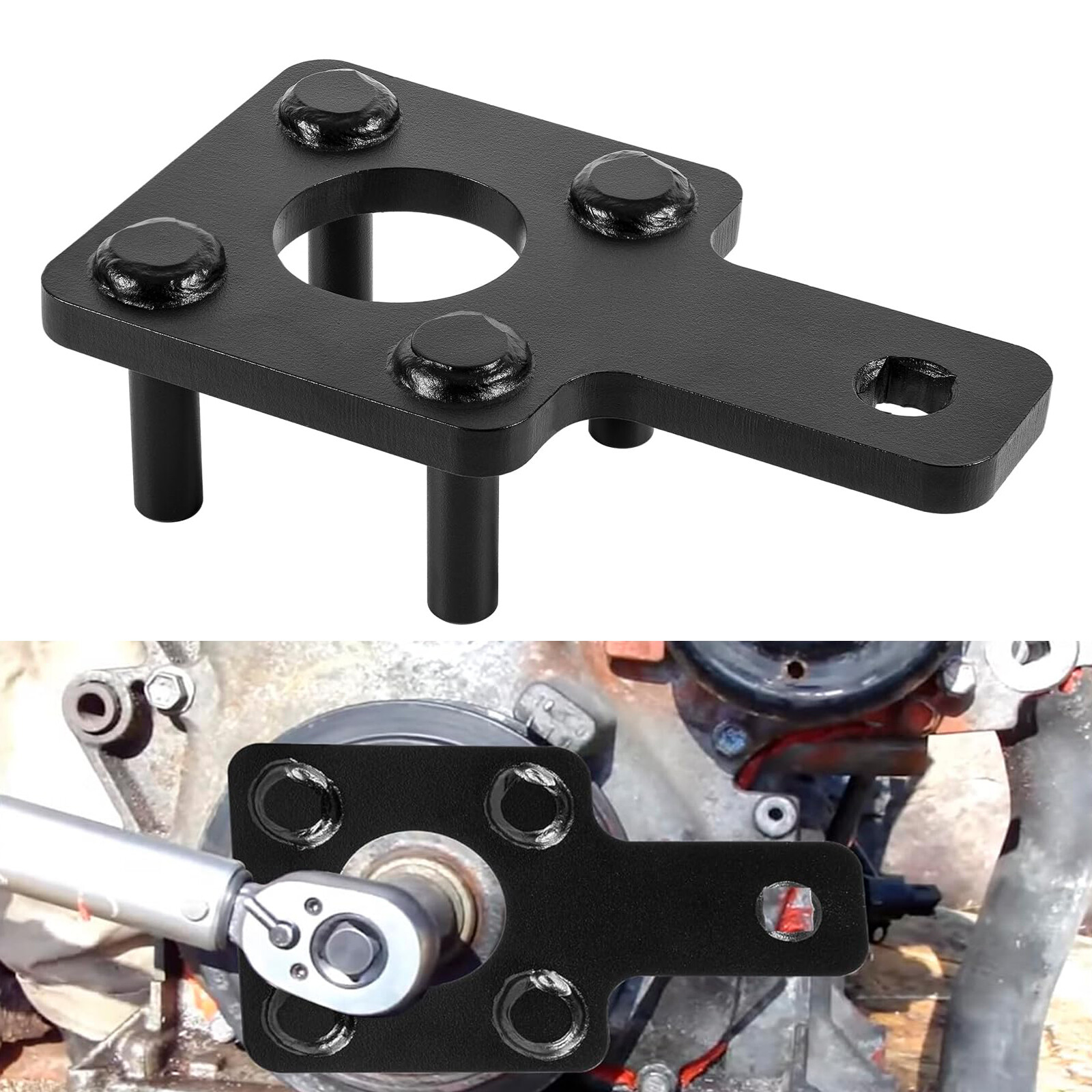 10198A Crankshaft Wrench Holding Tool for VW Routan Dodge Chrysler 3.6/ 3.2/3.0L