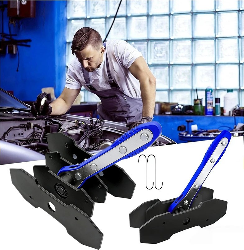 Ratcheting Brake Piston Spreader Wrench Caliper Pad Install Tool Press Ratchet！