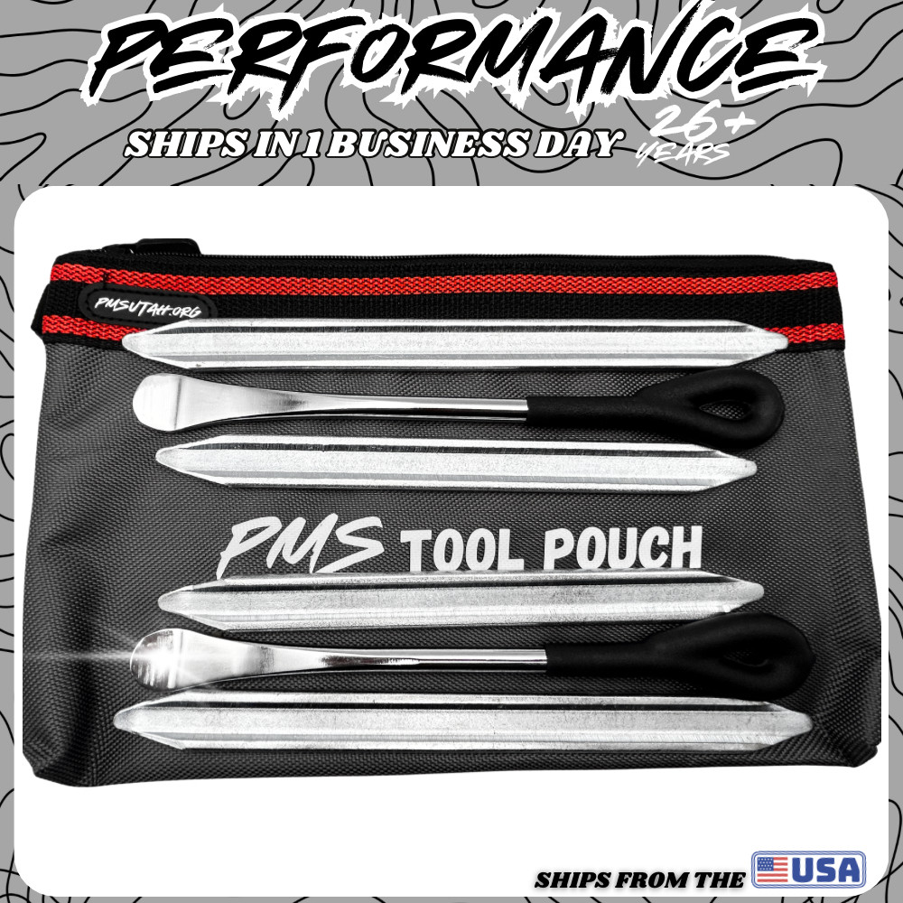 6 Pc Set Tire Iron Spoon Kit Tool Bag Auto Car Truck Changing Motorcycle ATV UTV