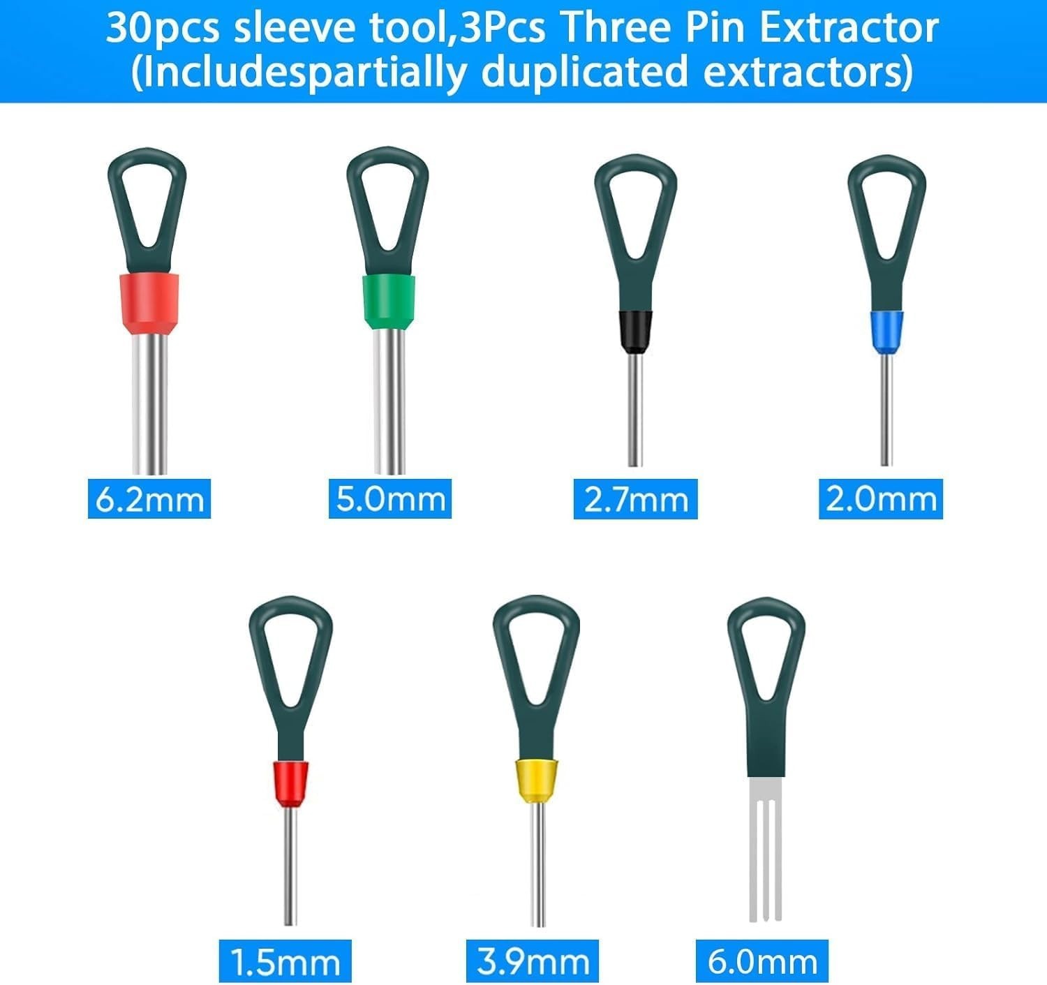 Comprehensive 172-Piece Depinning Tool Kit for Safe Electrical Connector Removal