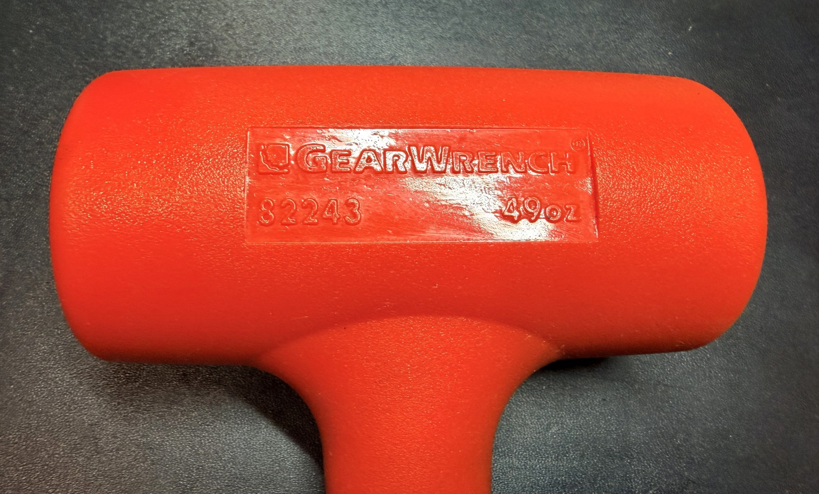 GearWrench 82243 Polyurethane 49oz Shockless Dead Blow Hammer