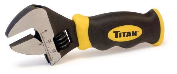 Titan 11060 8″ Stubby Adjustable Wrench