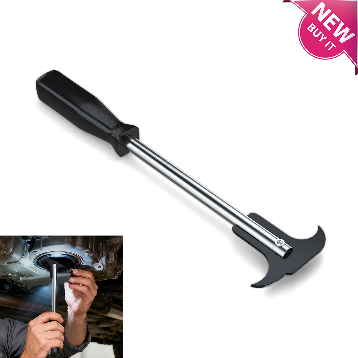 1X Professional Seal Puller Tool with Dual Hook Tips Remove oil and Grease Seals