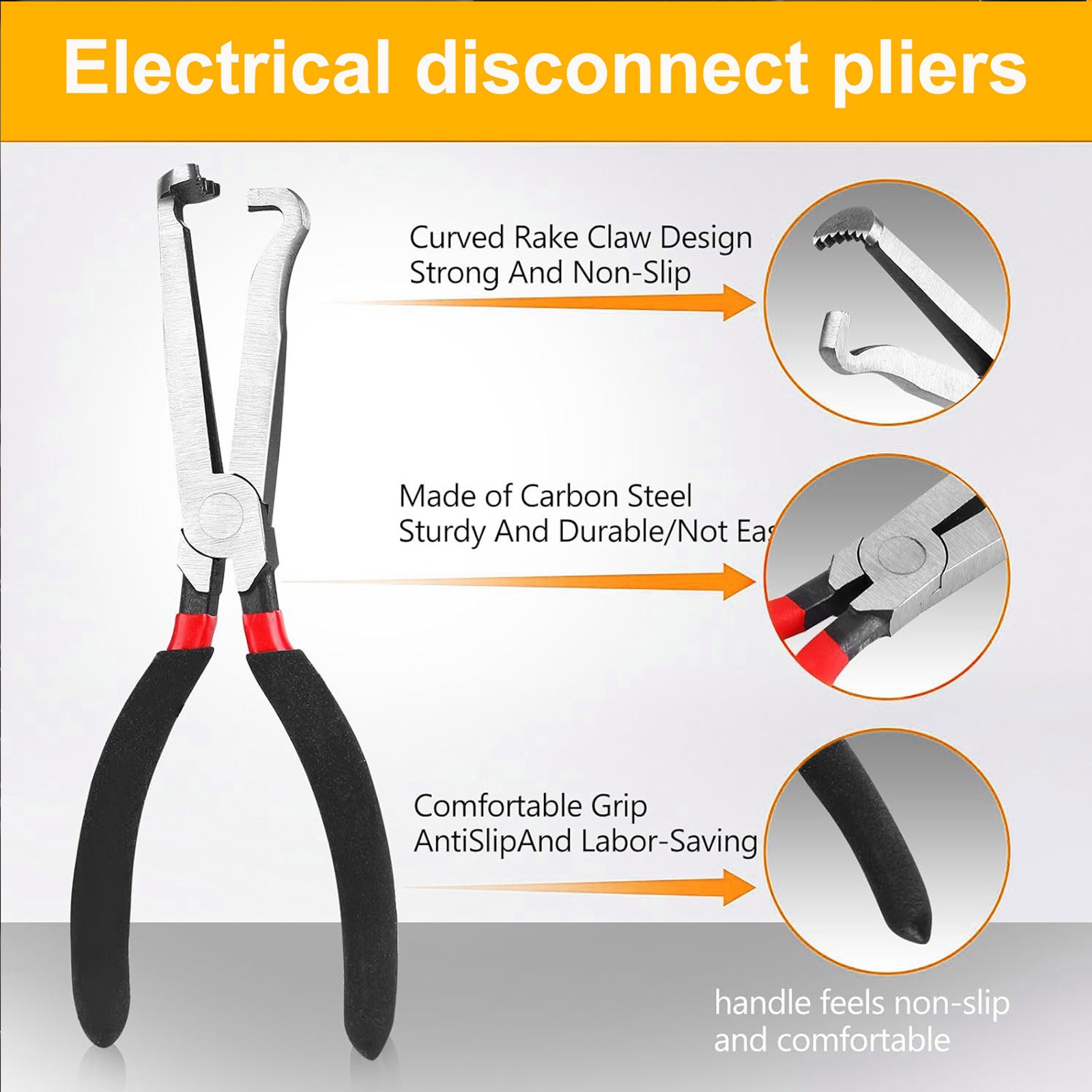3PCS Electrical Terminal Removal Tool Disconnect Pliers Connector Separator Set