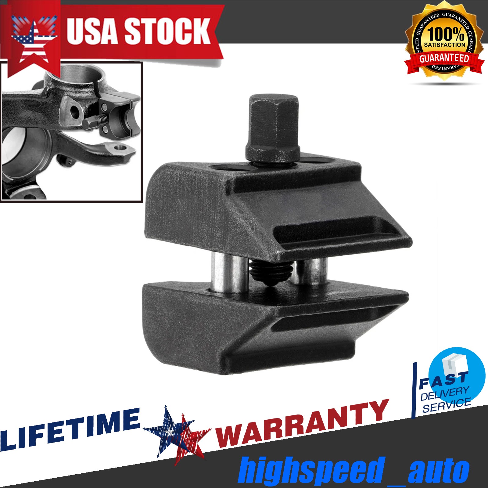 Car Suspension Strut Split Hub Spreader Tool Steering Knuckle Separator 13Nm MAX