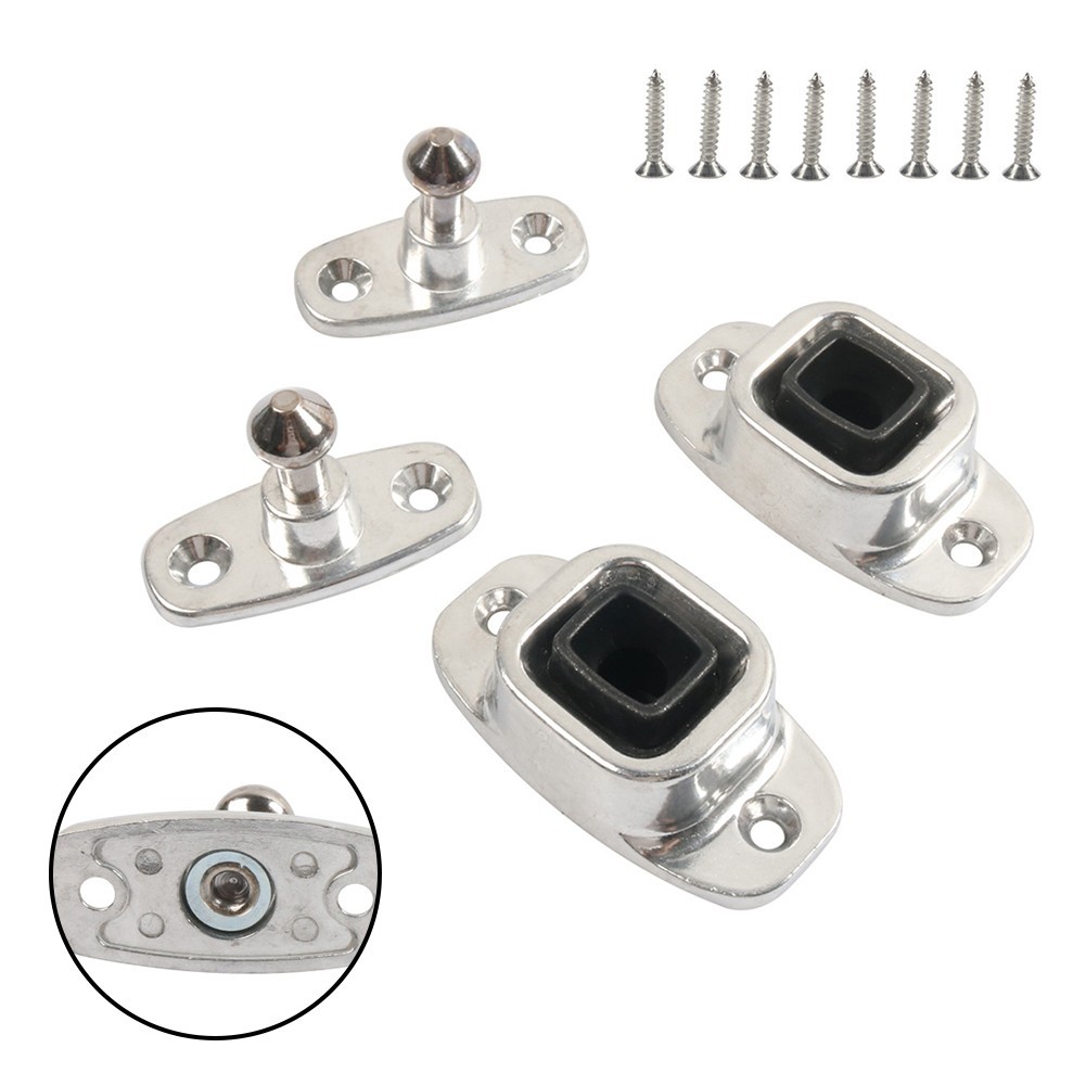 Camping Trailer Use RV Door Holder Door Plunger Socket Soft Plastic Pad