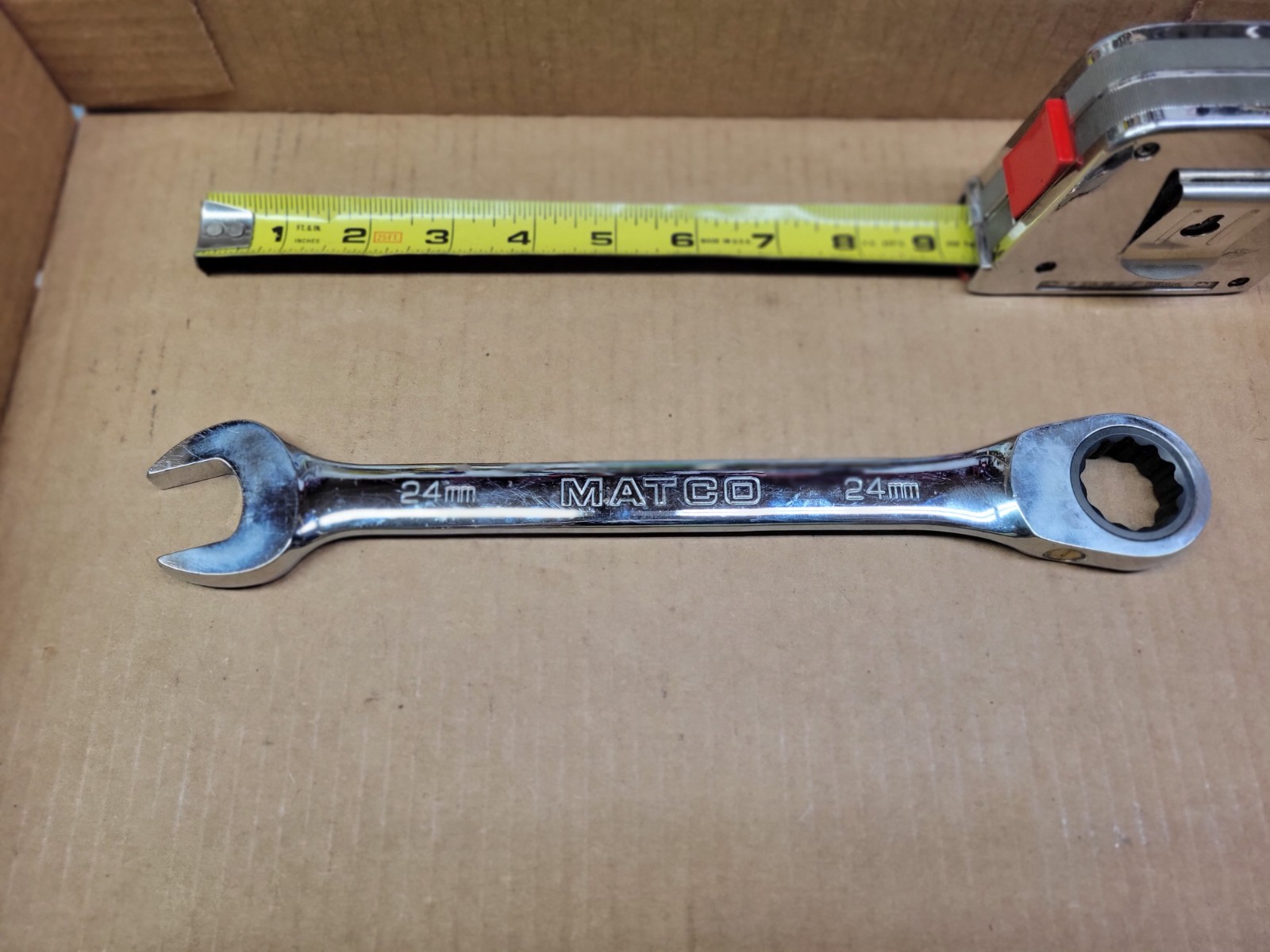 Matco 24 MM Ratcheting 12-Point Combination Wrench No 7GRC24M2