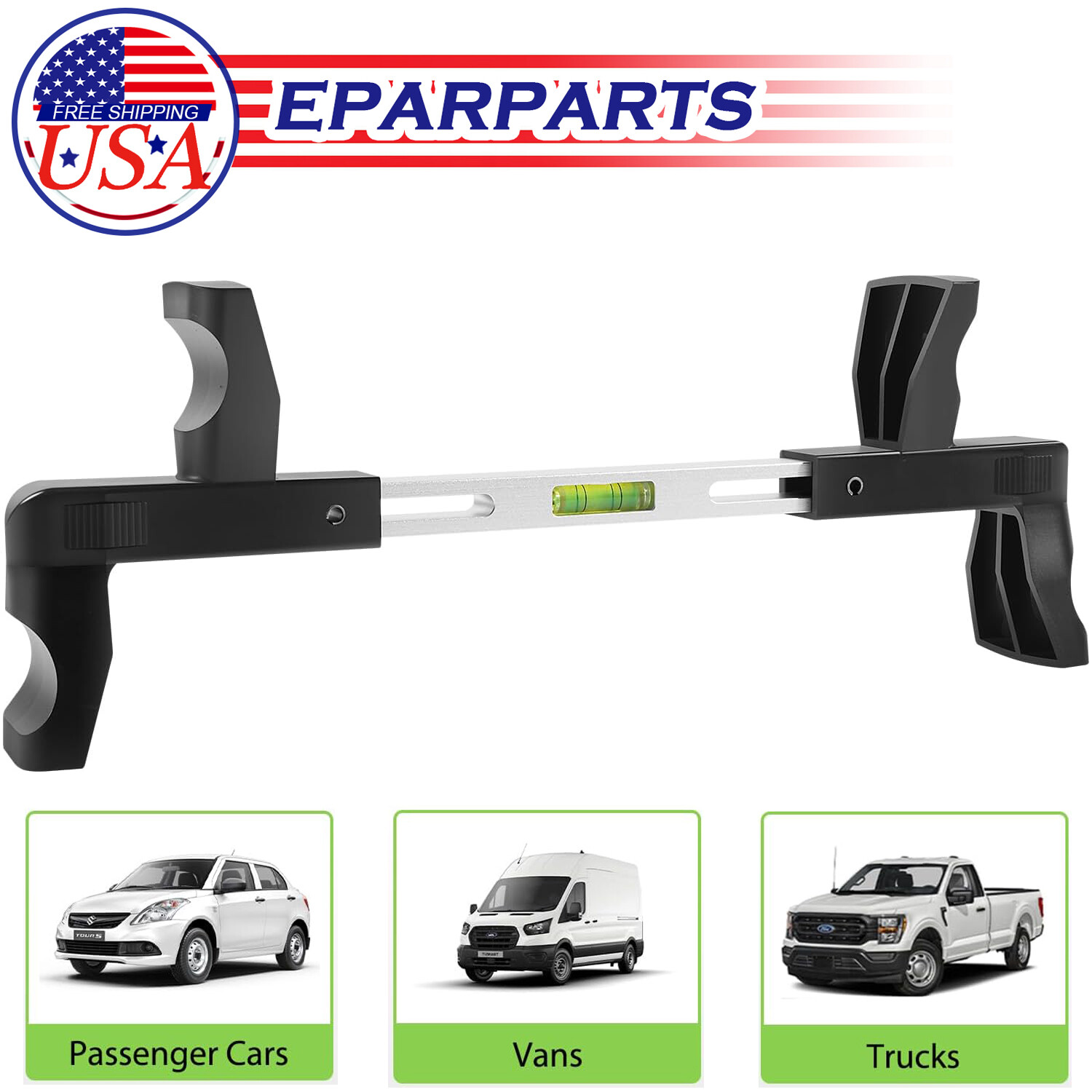 Steering Wheel Level Alignment Tool for Passenger Cars, Vans &Trucks 270mm-340mm