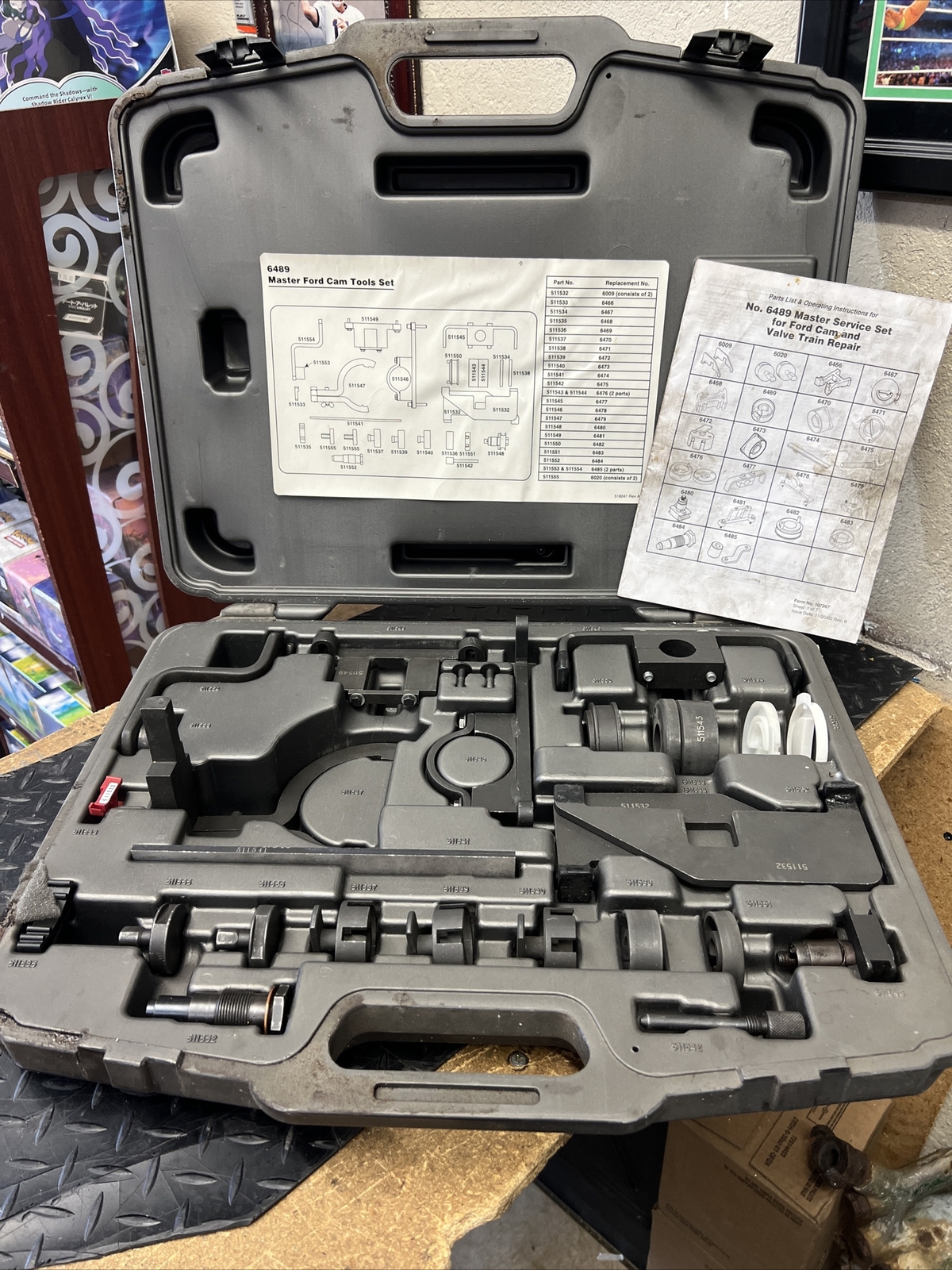 SPX Corporation OTC 6489 Ford Cam Tools Master Set Kit 51426 Rev B