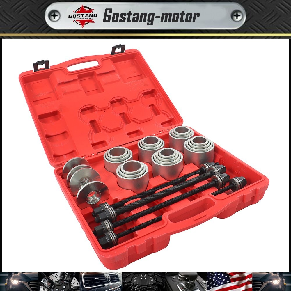 New Pull and Press Sleeve Kit Steel Bush Bearing Removal Installation Set 28pcs