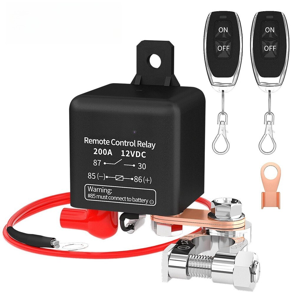 12V 200A Remote Controlled Battery Circuit Breaker for Vehicle Power Management