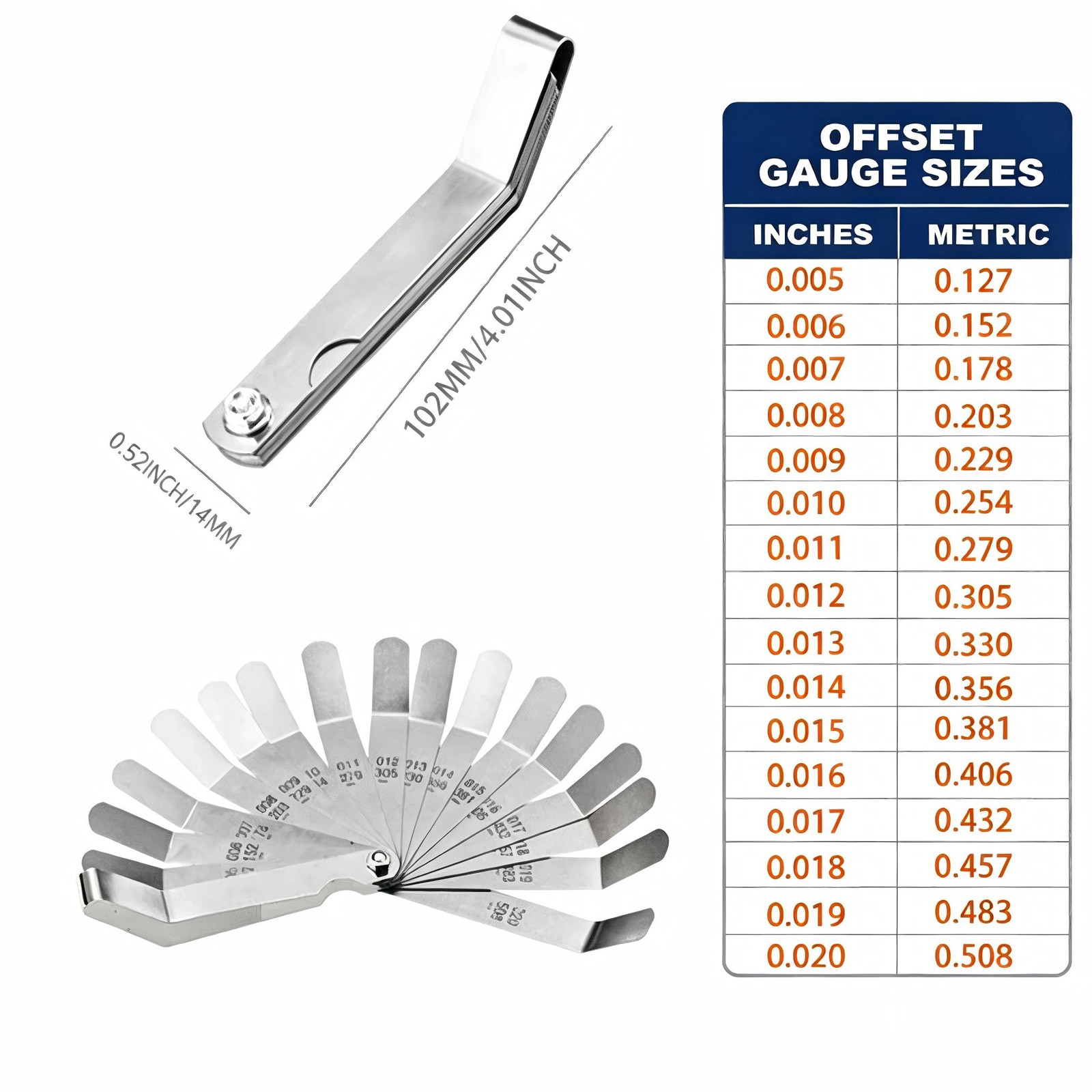 Valve Lash Adjustment Tool Set For Honda Toyota 10mm Jam Nut & Slotted Stud