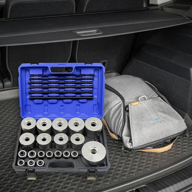 29PCS Universal Press & Pull Sleeve Kit Bush Bearing Removal Insertion Tool Kit