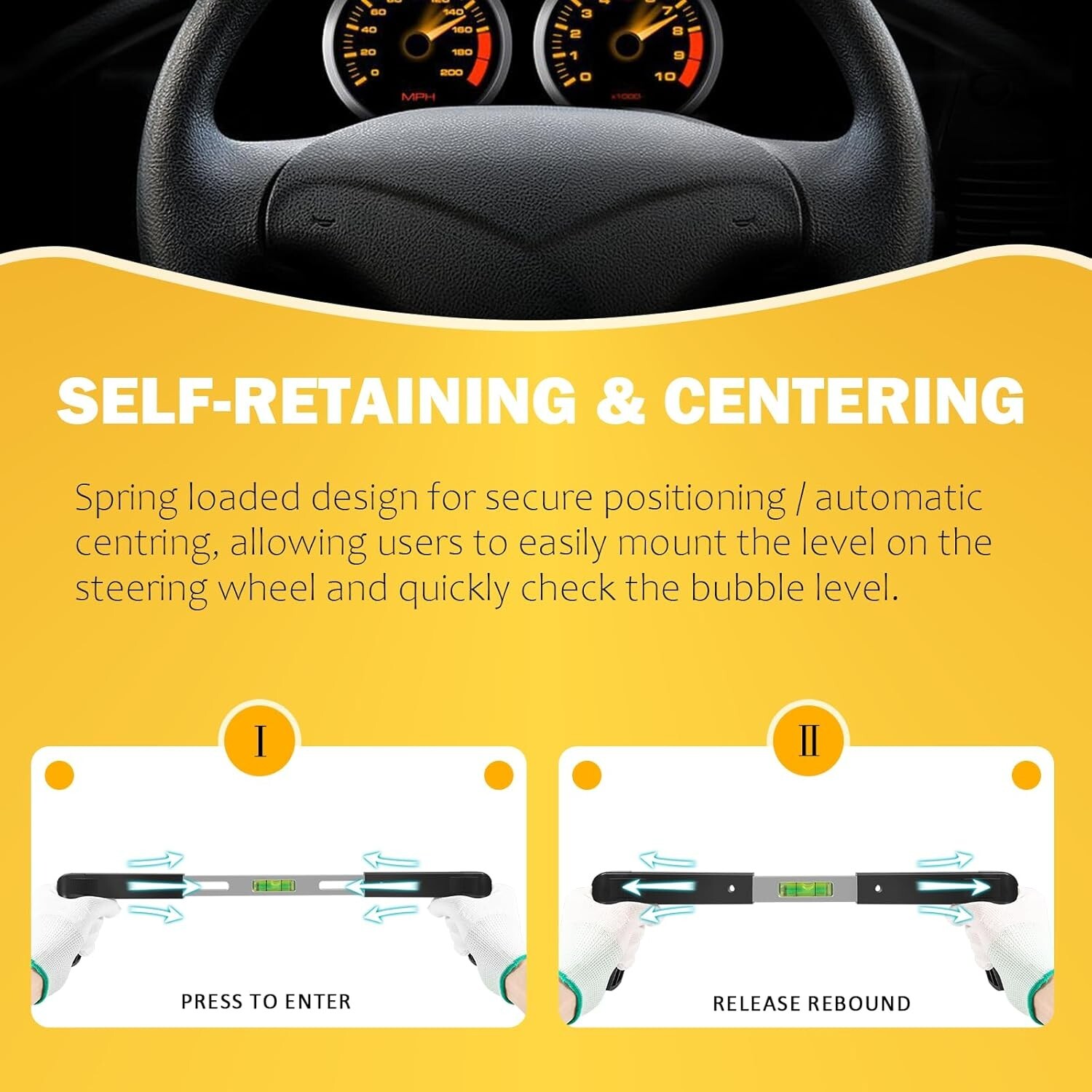 260mm & 350mm Steering Wheel Level Alignment Tool (Single Side)