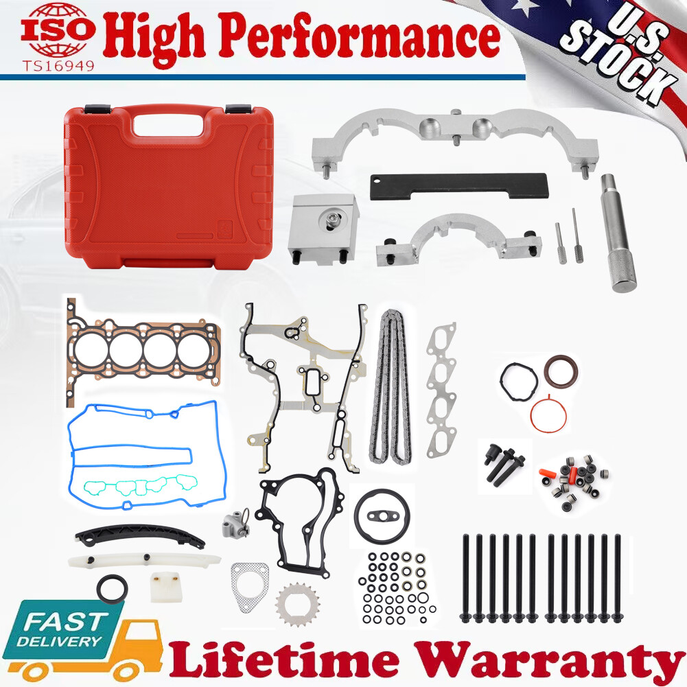 Engine Timing Kit Head Gasket w/Bolt Set For Buick Encore Chevy Cruze 1.4L Turbo