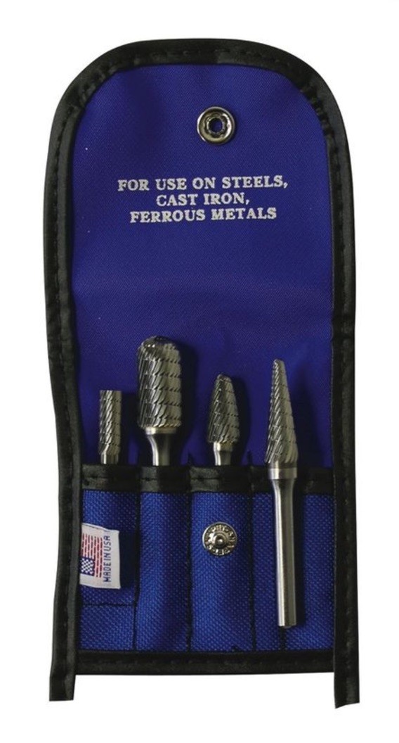 Cornwell Tools 4pc Carbide Bur Set SG-CB4P USA NEW