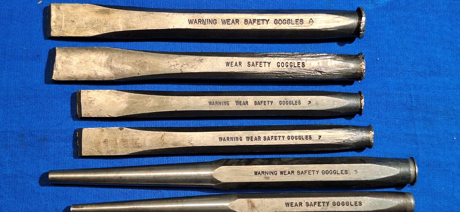 Snap-On 12 piece punch and chisel set PPC820A PPC110A PPC208A PPC108A PPC816A