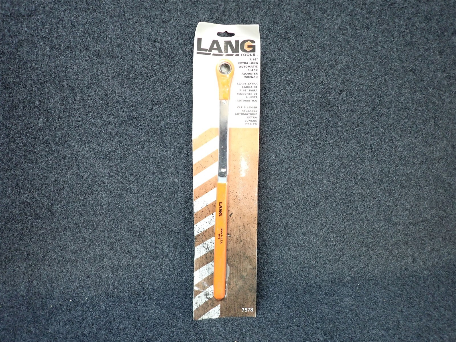 NEW Lang 7578 Heavy Duty Brake Slack Adjuster Wrench 7/16″ Ratchet US Made (EC9)