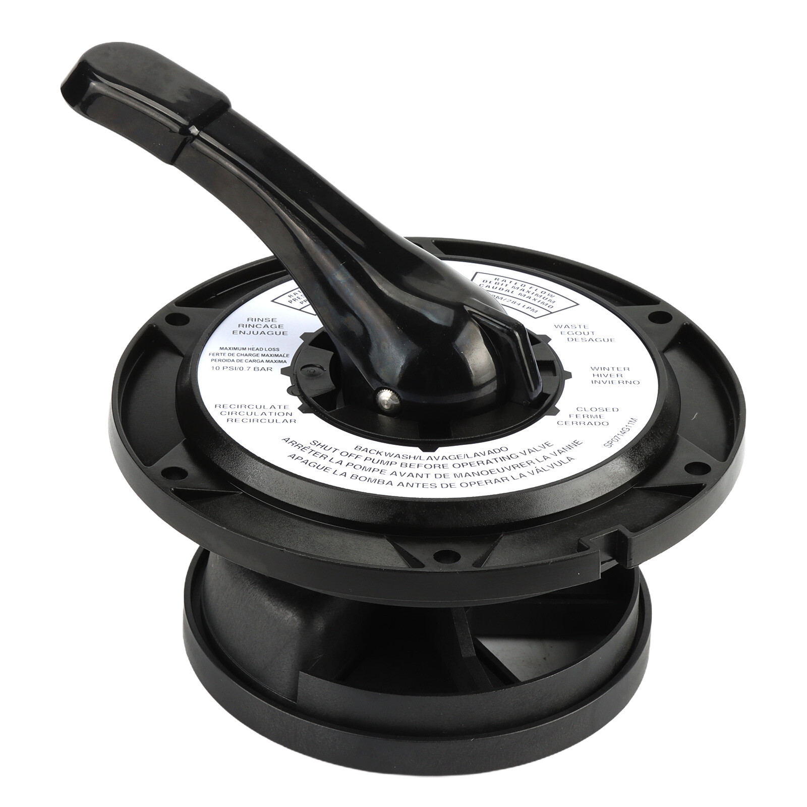 Key Cover and Handle Assembly fits for Hayward SP0714T Multiport Valve SPX0714BA
