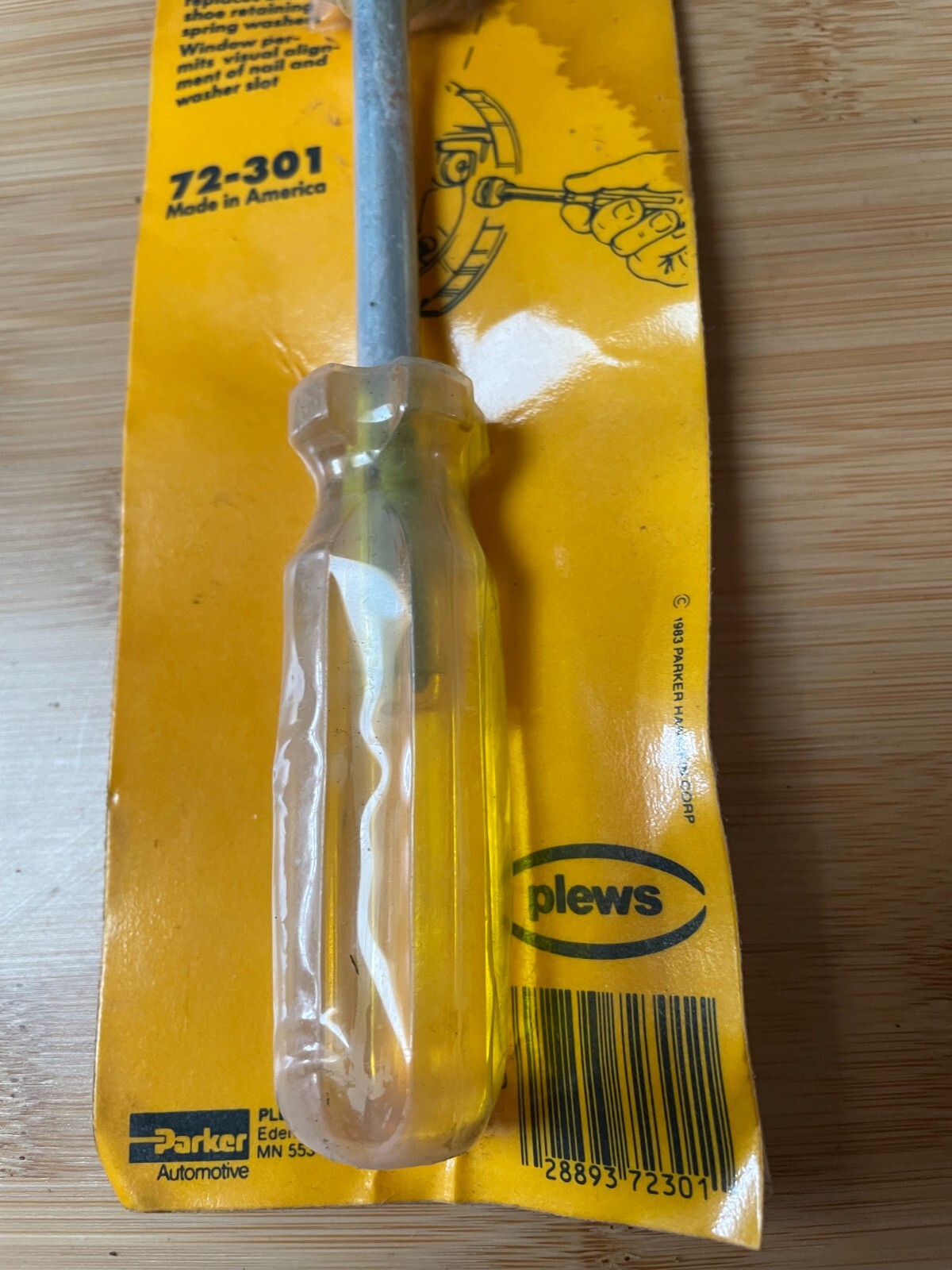 PLEWS BRAKE SPRING COMPRESSOR, No. 72-301 NOS