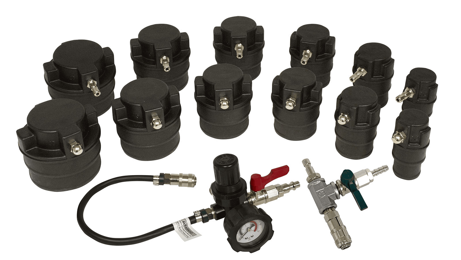 Lisle 69910 14 Piece Turbo Test Kit With Smoke Adapter NEW!!