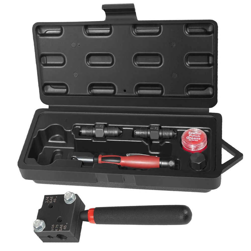 33260 Single/Double Flaring Tool Kit For 3/16″ and 1/4″ Tubing on Most Vehicles