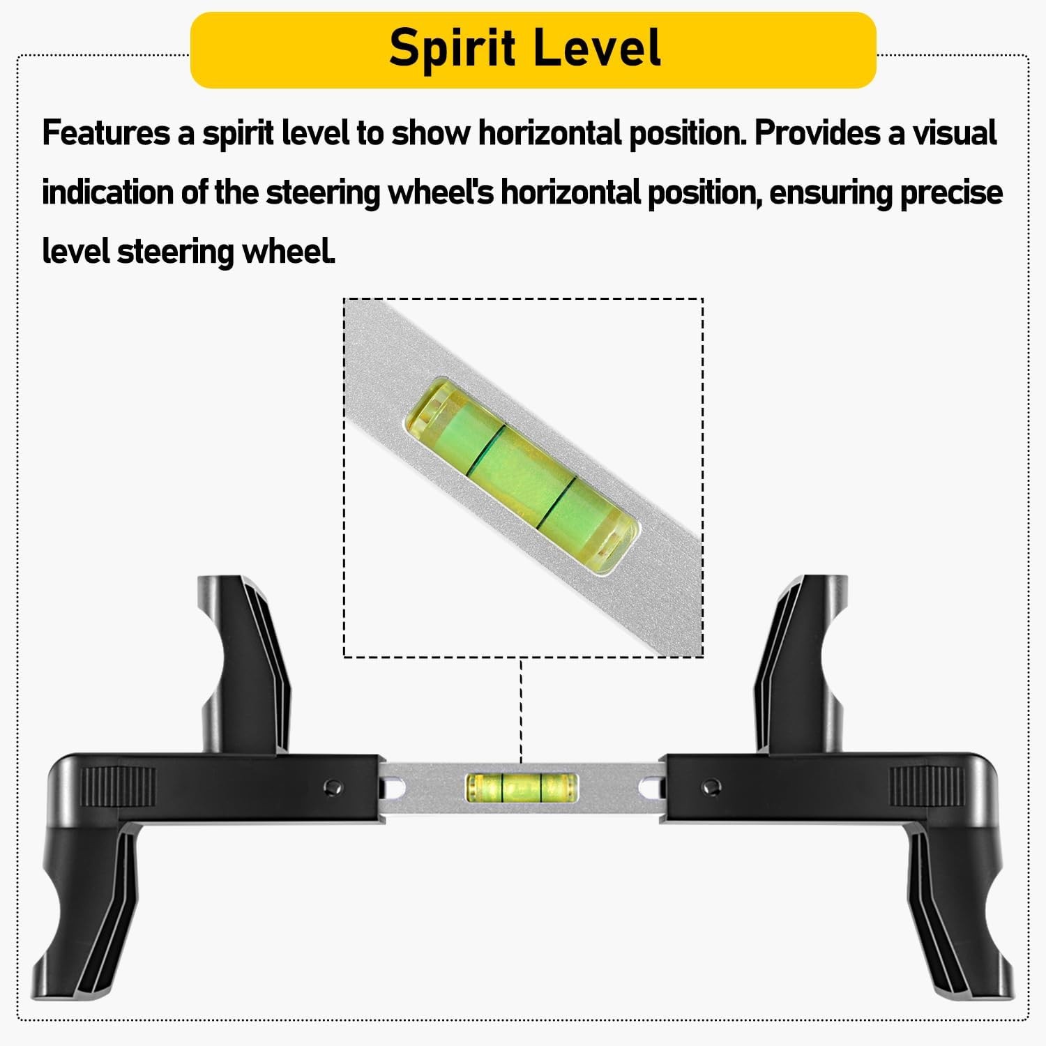 ATD-3100 Steering Wheel Level Alignment Tool Level Indicator Tester Holder Tool