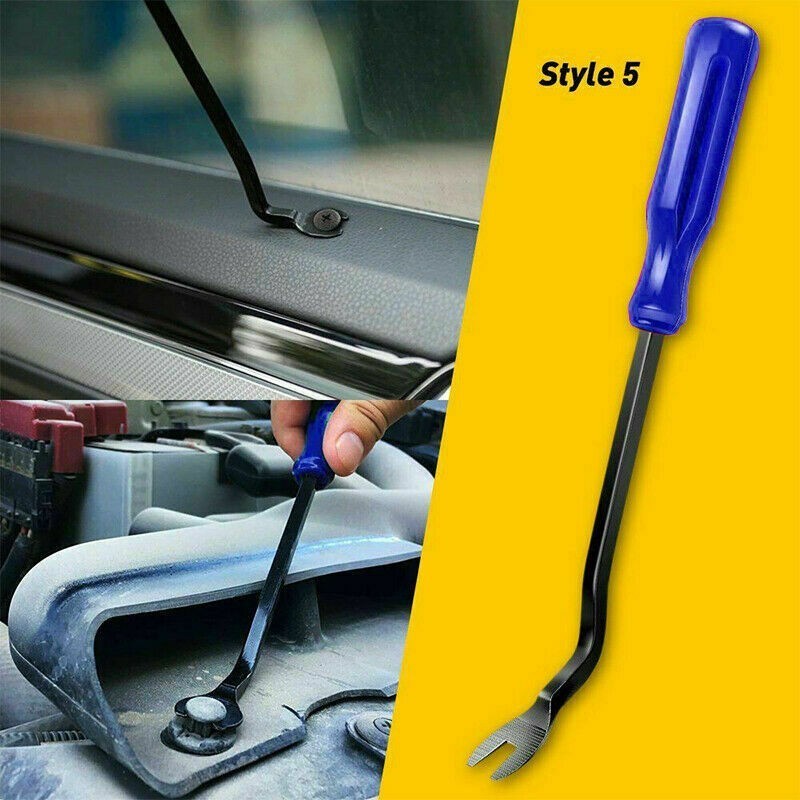ABS Plastic Removal Tools Set Auto Blue Casement Trims Dashboard Emblems