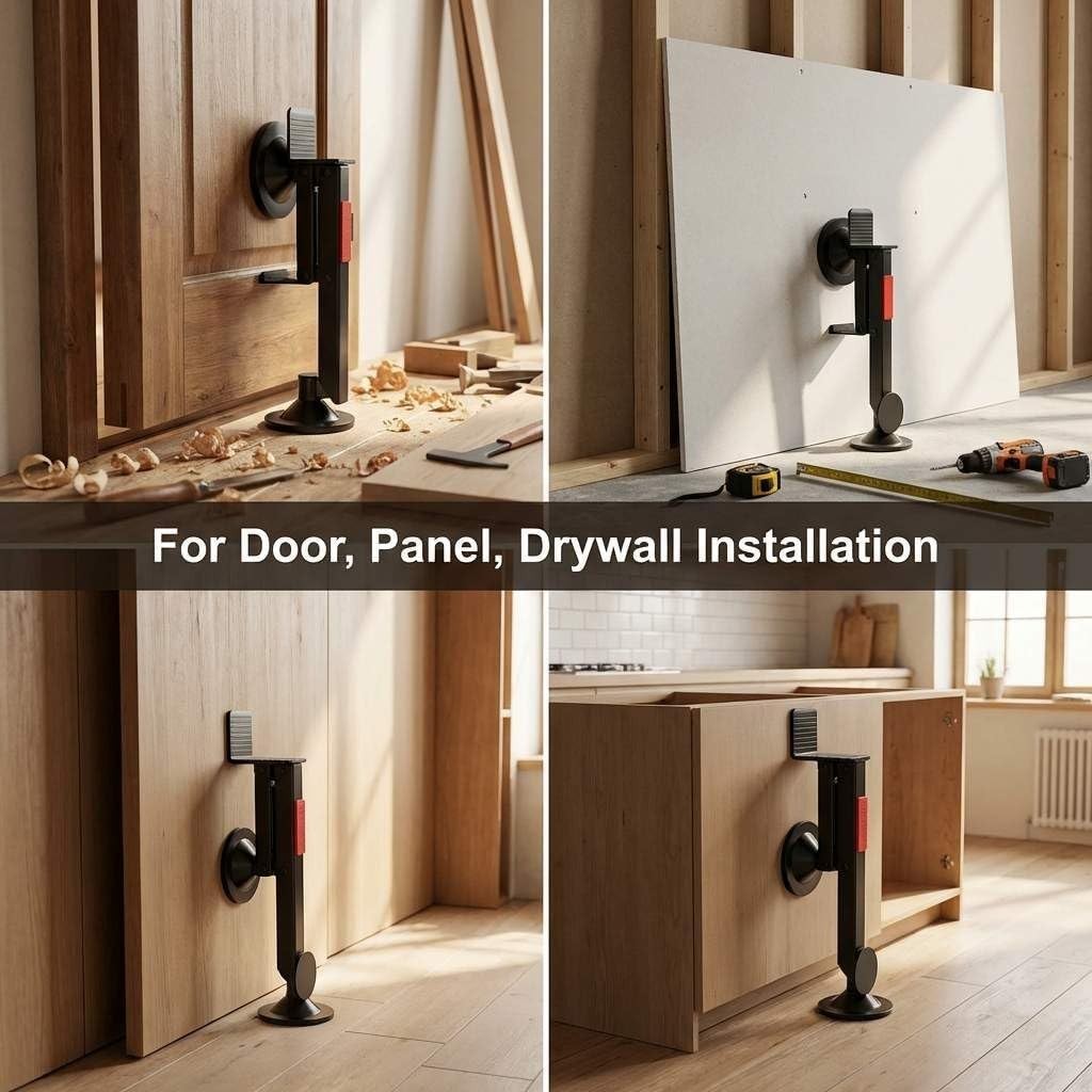 Durable Swivel Door Lifter Tool – Supports 75kg for Effortless Installations