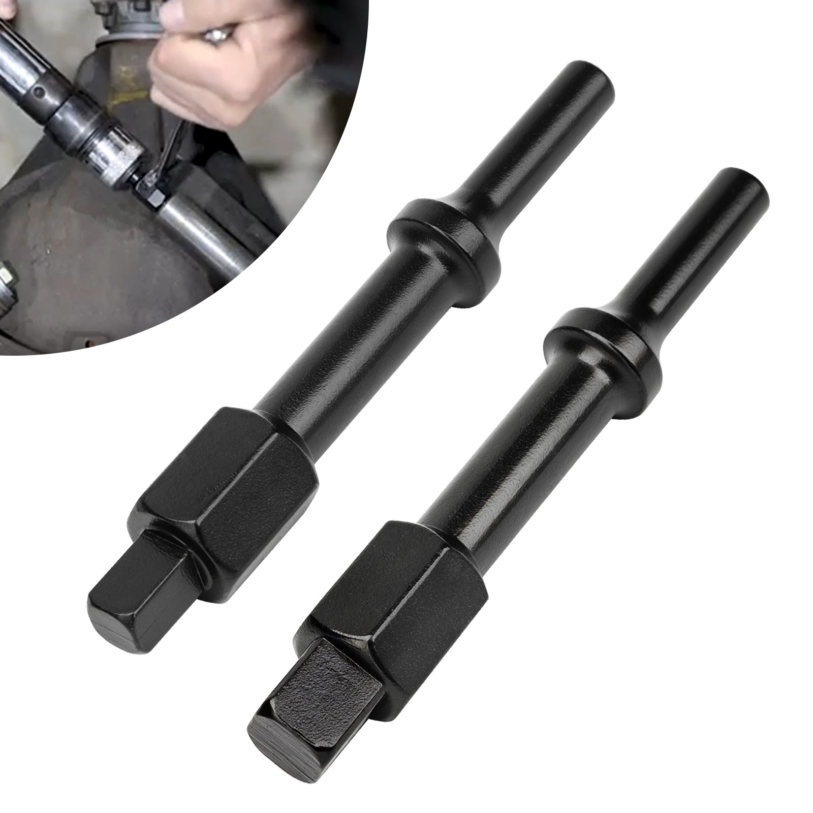 37315 Pneumatic Bolt Breaker Set Air Hammer Socket Adapter 3/8″ 1/2″ Drive Bolt