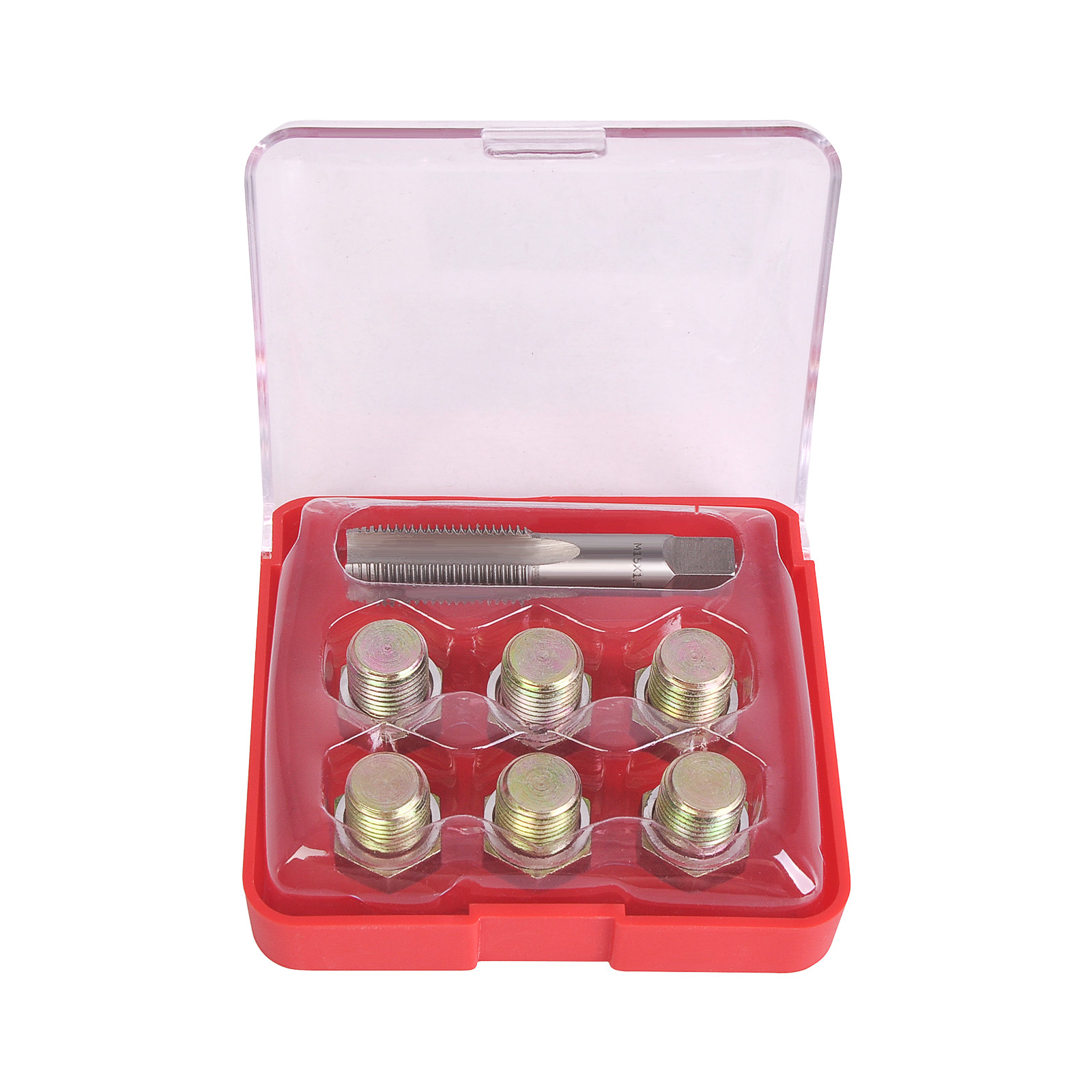M15 x 1.5MM Oil Drain Plug Tap Thread Repair Kit Oil Pan Screws Rethread Tool